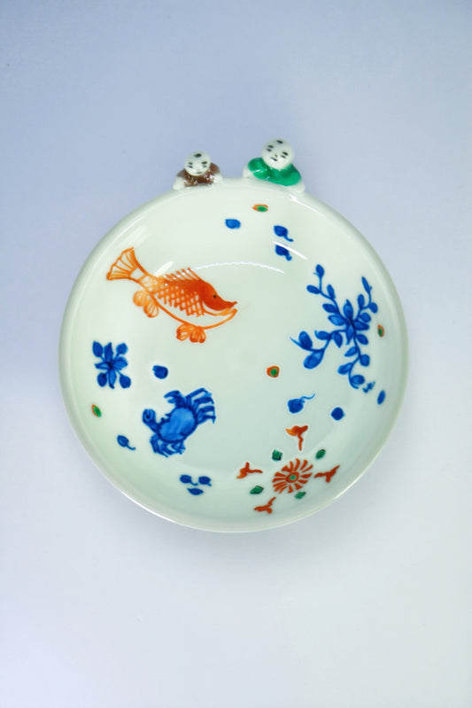 魚蟹圖小缽