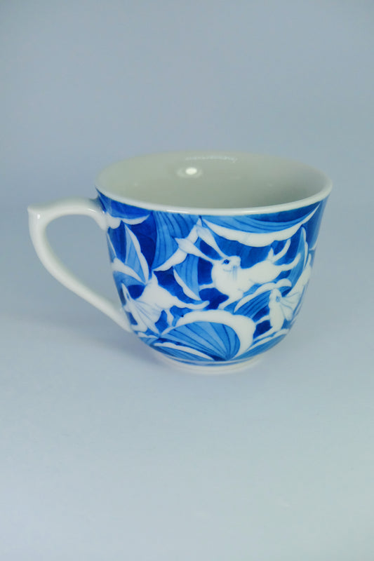 手繪躍兔茶杯組